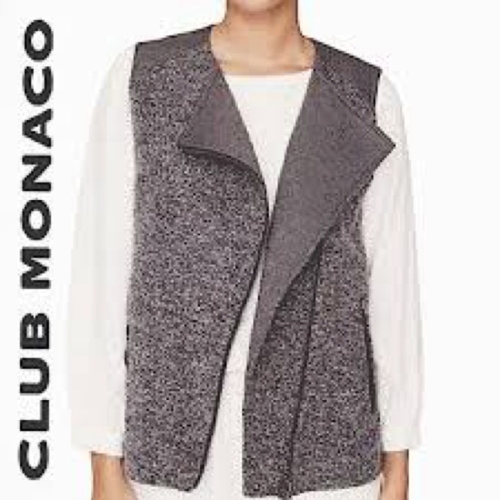 100% lamb leather Club Monaco Avani Vest